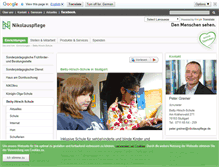 Tablet Screenshot of betty-hirsch-schule.de